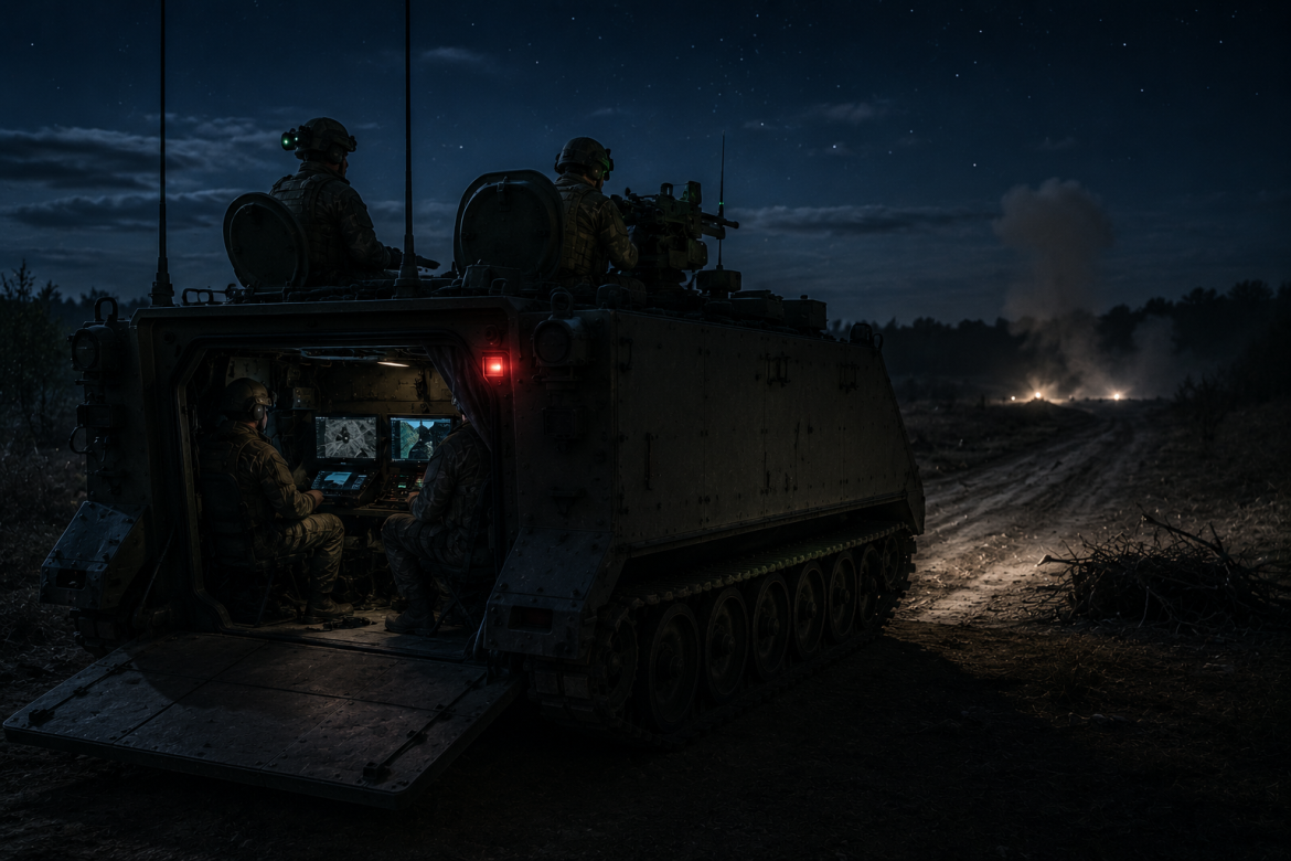 M113 у нічному бою