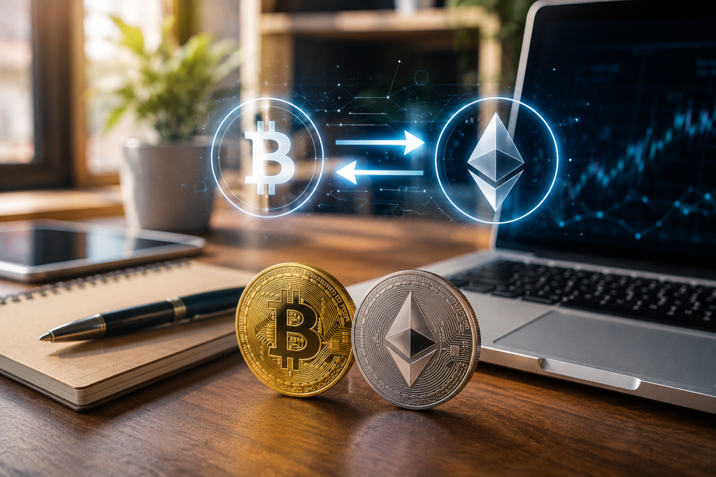Що важливо при обміні BTC на ETH